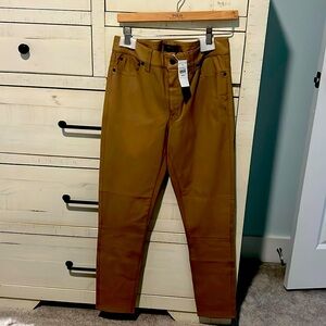 Polo Ralph Lauren Size 8 brown leather pants